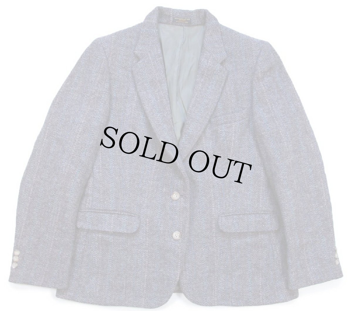 画像1: 80s USA製 Regent Clothes × Harris Tweed ハリスツイード 2つボタン ウール テーラードジャケット★ブレザー (1)