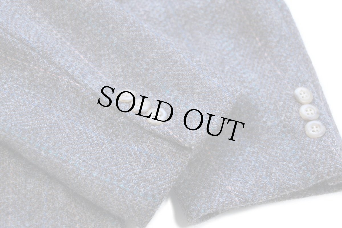 画像7: 80s USA製 Regent Clothes × Harris Tweed ハリスツイード 2つボタン ウール テーラードジャケット★ブレザー (7)