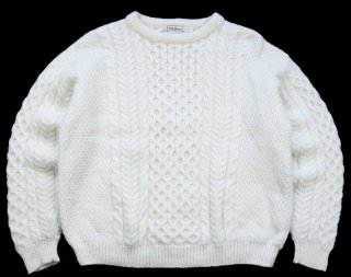90s ノルウェー製 L.L.Bean ノルウェージャン バーズアイ ウールニット