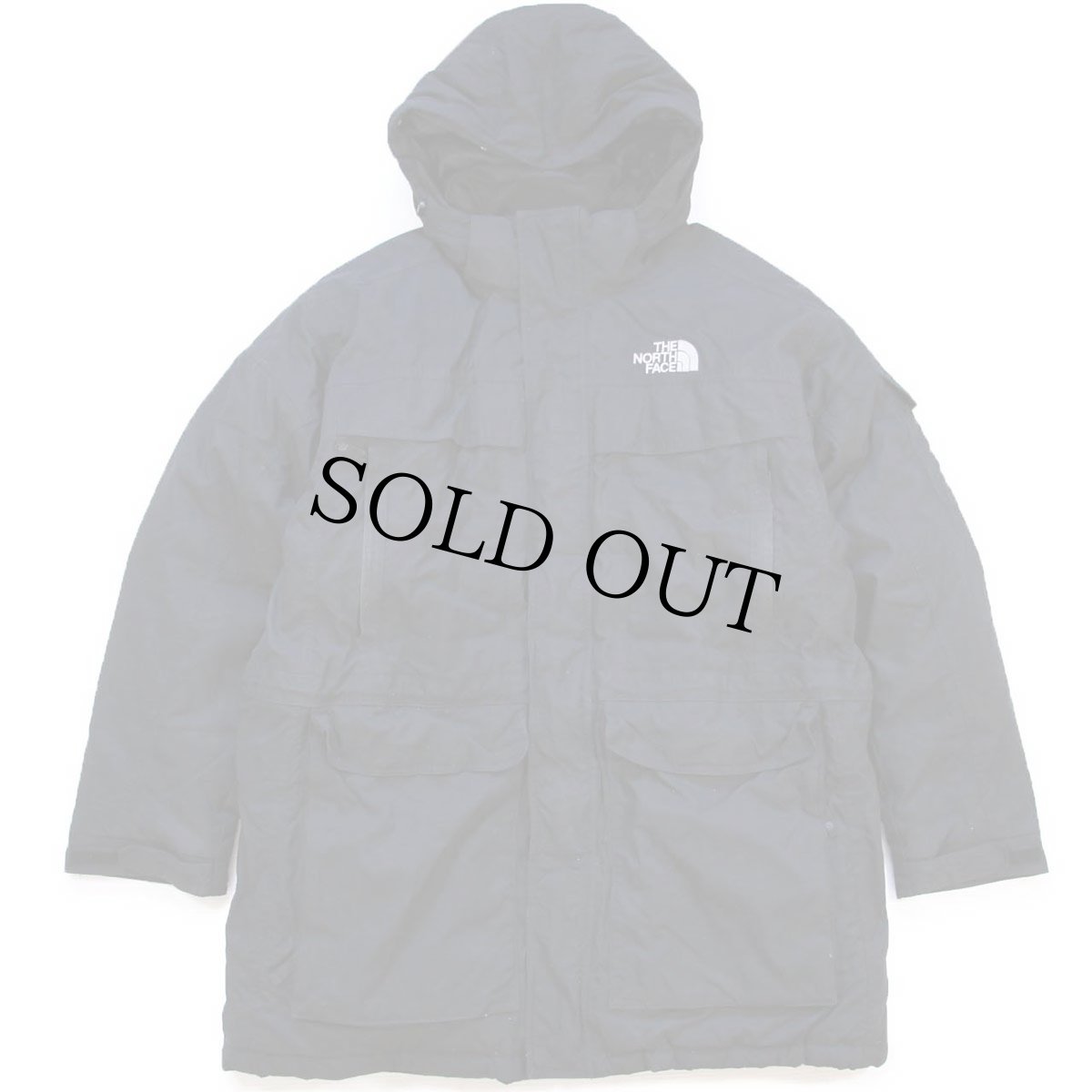 画像1: THE NORTH FACEノースフェイス HYVENT マクマードパーカー ダウンコート 黒 XXL★特大 (1)