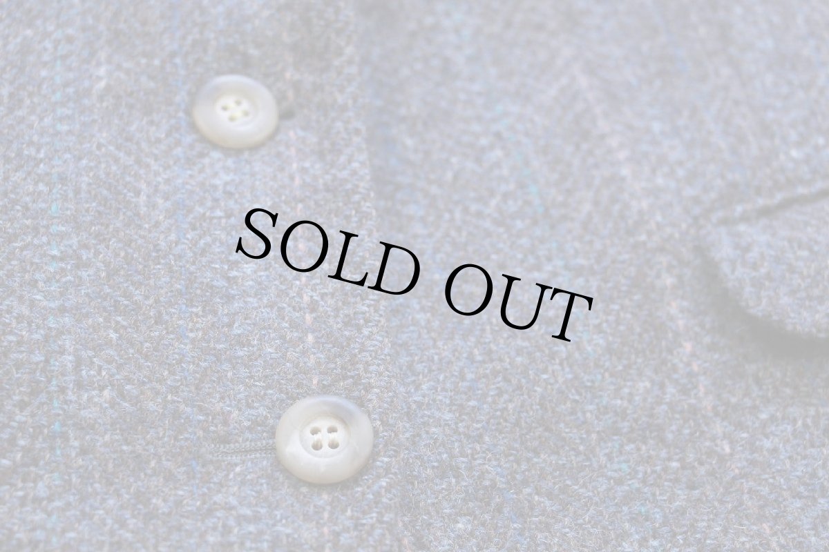 画像6: 80s USA製 Regent Clothes × Harris Tweed ハリスツイード 2つボタン ウール テーラードジャケット★ブレザー (6)