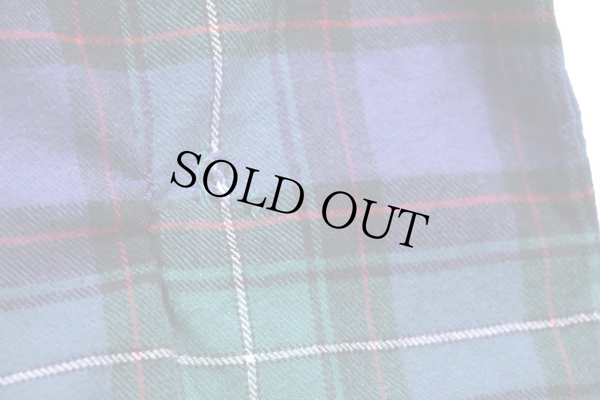画像9: USA製 The Vermont Flannel タータンチェック プルオーバー コットン ネルパーカー XL (9)
