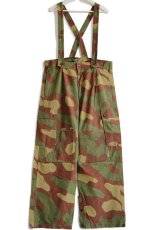 画像2: 60s イタリア軍 サンマルコカモ コットン カーゴ パラトルーパー オーバーパンツ W39★B (2)