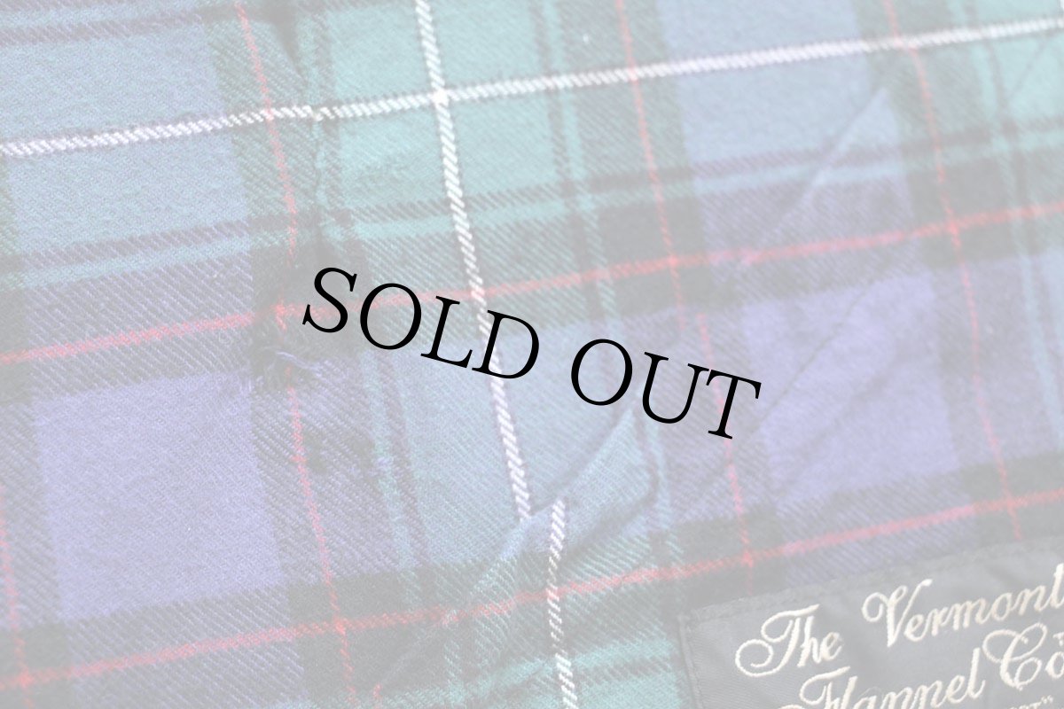 画像7: USA製 The Vermont Flannel タータンチェック プルオーバー コットン ネルパーカー XL (7)