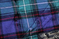 画像7: USA製 The Vermont Flannel タータンチェック プルオーバー コットン ネルパーカー XL (7)