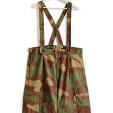 画像1: 60s イタリア軍 サンマルコカモ コットン カーゴ パラトルーパー オーバーパンツ W39★B (1)