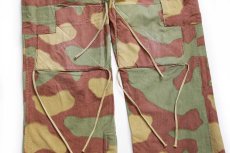 画像6: 60s イタリア軍 サンマルコカモ コットン カーゴ パラトルーパー オーバーパンツ W38★A (6)