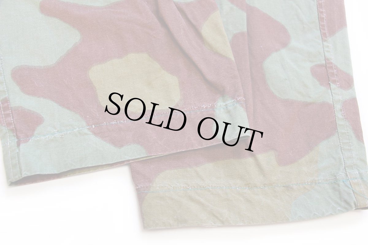 画像10: 60s イタリア軍 サンマルコカモ ワンタック コットン カーゴ パラトルーパーパンツ W36 (10)