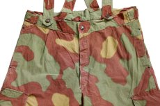 画像4: 60s イタリア軍 サンマルコカモ コットン カーゴ パラトルーパー オーバーパンツ W38★A (4)