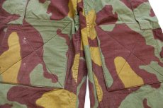 画像7: 60s イタリア軍 サンマルコカモ コットン カーゴ パラトルーパー オーバーパンツ W35★E (7)