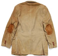 画像2: 80s Levi'sリーバイス スタッズ カスタム 2つボタン コーデュロイ テーラードジャケット 茶★ブレザー (2)