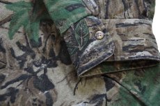 画像7: 80s USA製 Gander Mountain リアルツリーカモ キルティングライナー シャモアクロスシャツ カスタム 4XL★超特大 (7)