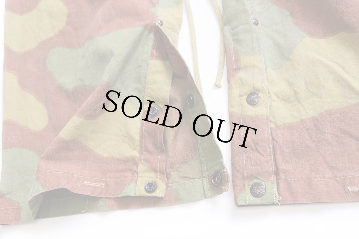 画像7: 60s イタリア軍 サンマルコカモ コットン カーゴ パラトルーパー オーバーパンツ W38 (7)