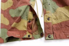 画像7: 60s イタリア軍 サンマルコカモ コットン カーゴ パラトルーパー オーバーパンツ W38★A (7)