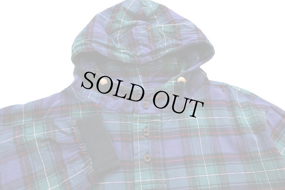 画像3: USA製 The Vermont Flannel タータンチェック プルオーバー コットン ネルパーカー XL (3)