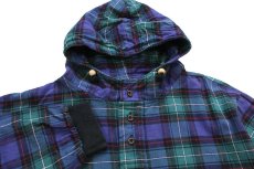画像3: USA製 The Vermont Flannel タータンチェック プルオーバー コットン ネルパーカー XL (3)