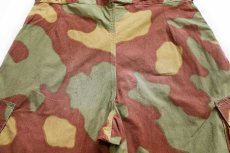 画像5: 60s イタリア軍 サンマルコカモ コットン カーゴ パラトルーパー オーバーパンツ W38★A (5)