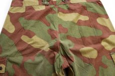 画像5: 60s イタリア軍 サンマルコカモ コットン カーゴ パラトルーパー オーバーパンツ W39★B (5)