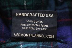 画像5: USA製 The Vermont Flannel タータンチェック プルオーバー コットン ネルパーカー XL (5)