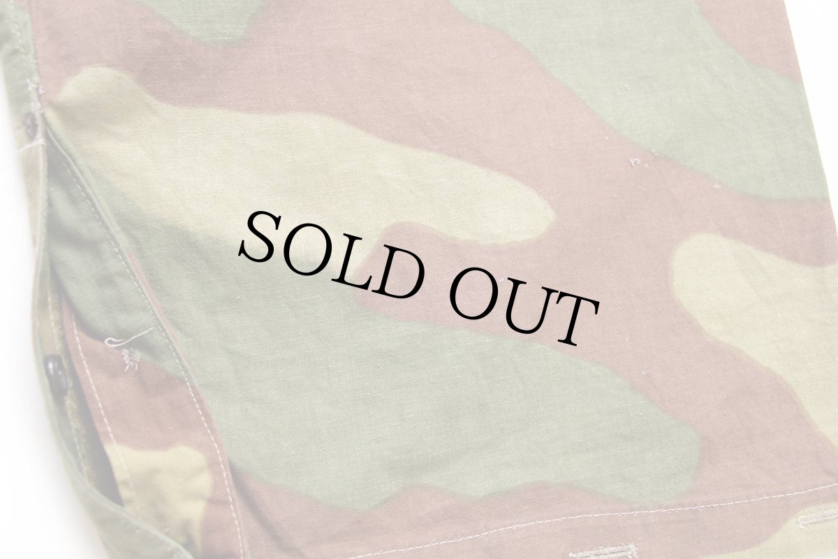 画像9: 60s イタリア軍 サンマルコカモ コットン カーゴ パラトルーパー オーバーパンツ W39★B (9)