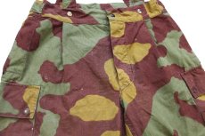画像4: 60s イタリア軍 サンマルコカモ コットン カーゴ パラトルーパー オーバーパンツ W35★E (4)