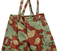 画像1: 60s イタリア軍 サンマルコカモ コットン カーゴ パラトルーパー オーバーパンツ W39★C (1)