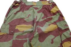 画像5: 60s イタリア軍 サンマルコカモ コットン カーゴ パラトルーパー オーバーパンツ W35★E (5)