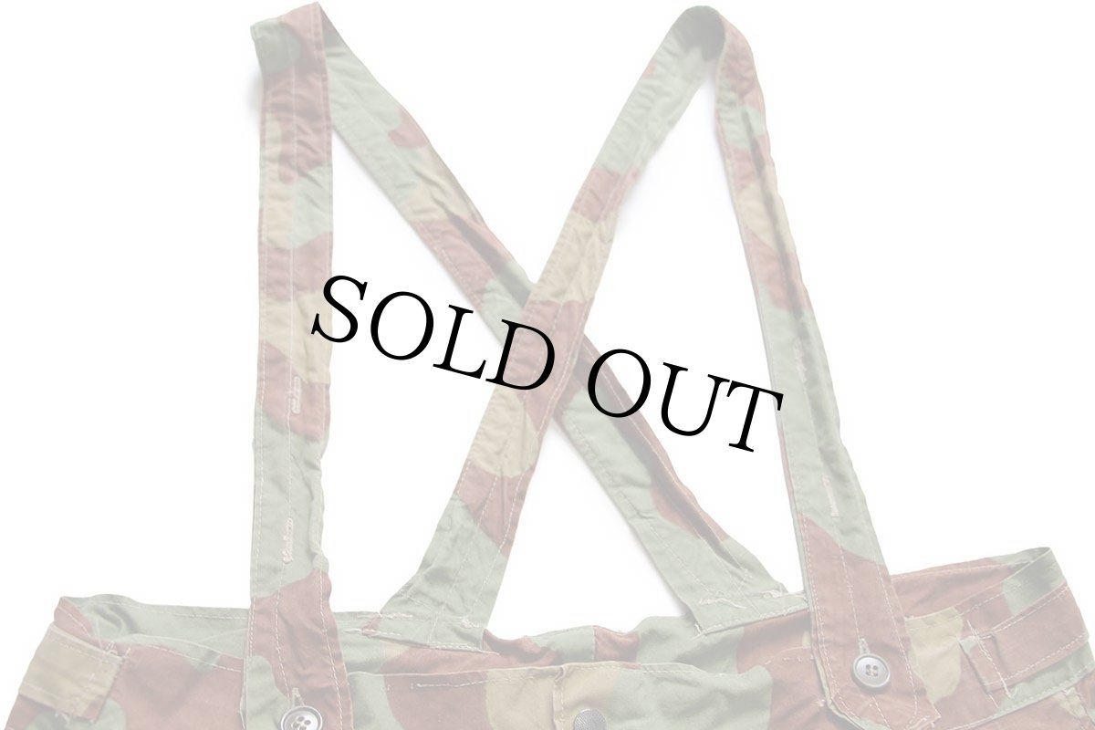 画像6: 60s イタリア軍 サンマルコカモ コットン カーゴ パラトルーパー オーバーパンツ W39★C (6)