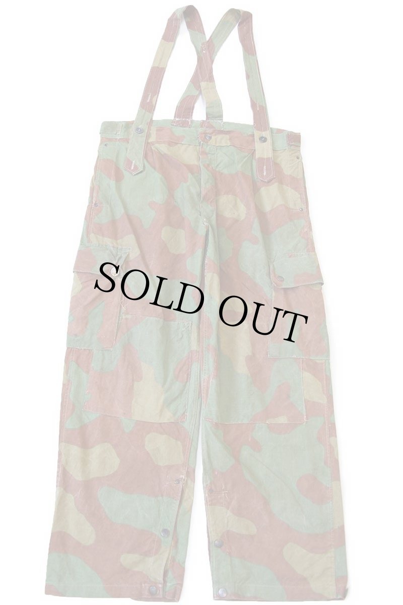 画像2: 60s イタリア軍 サンマルコカモ コットン カーゴ パラトルーパー オーバーパンツ W39★D (2)