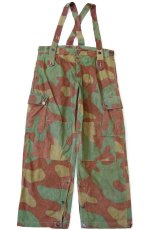 画像2: 60s イタリア軍 サンマルコカモ コットン カーゴ パラトルーパー オーバーパンツ W39★D (2)