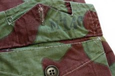 画像7: 60s イタリア軍 サンマルコカモ ワンタック コットン カーゴ パラトルーパーパンツ W36 (7)