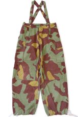 画像2: 60s イタリア軍 サンマルコカモ コットン カーゴ パラトルーパー オーバーパンツ W35★E (2)