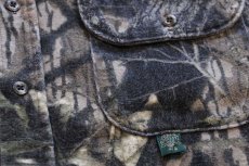 画像5: 80s USA製 MOSSY OAK BREAK UP リアルツリーカモ シャモアクロスシャツ 特大 (5)