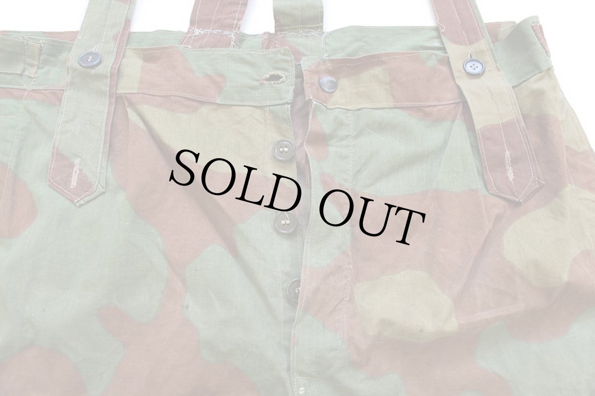 画像4: 60s イタリア軍 サンマルコカモ コットン カーゴ パラトルーパー オーバーパンツ W39★D (4)