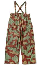 画像2: 60s イタリア軍 サンマルコカモ コットン カーゴ パラトルーパー オーバーパンツ W39★C (2)