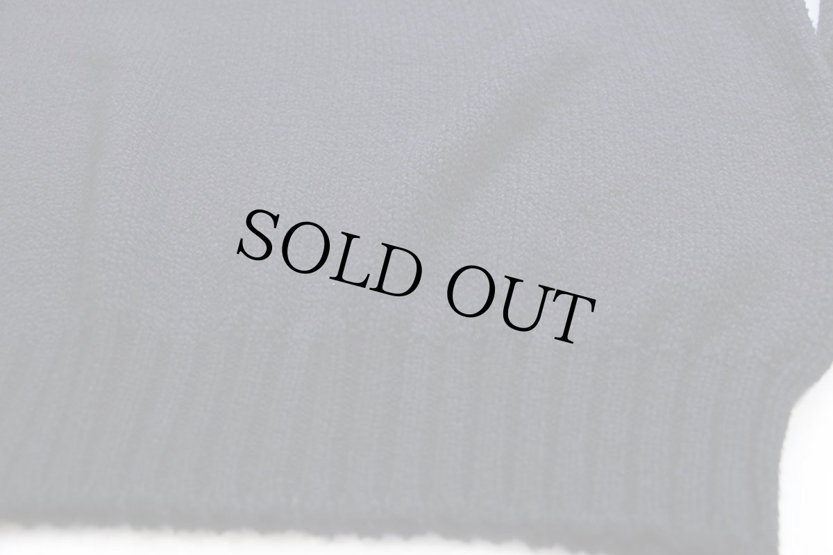 画像5: 90s ポロ ラルフローレン ワンポイント コットン×ウールニット セーター ブラック L (5)