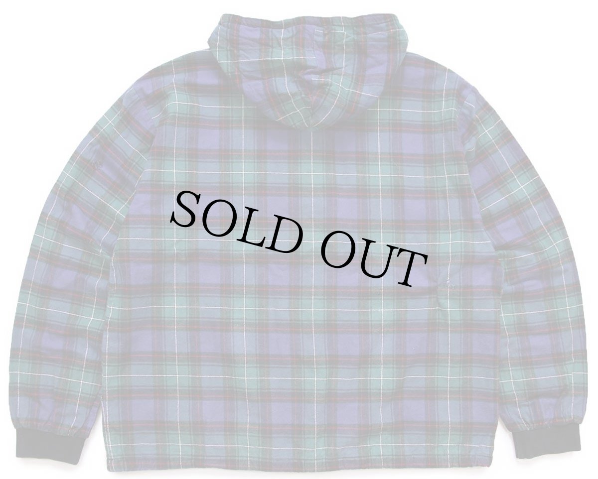 画像2: USA製 The Vermont Flannel タータンチェック プルオーバー コットン ネルパーカー XL (2)