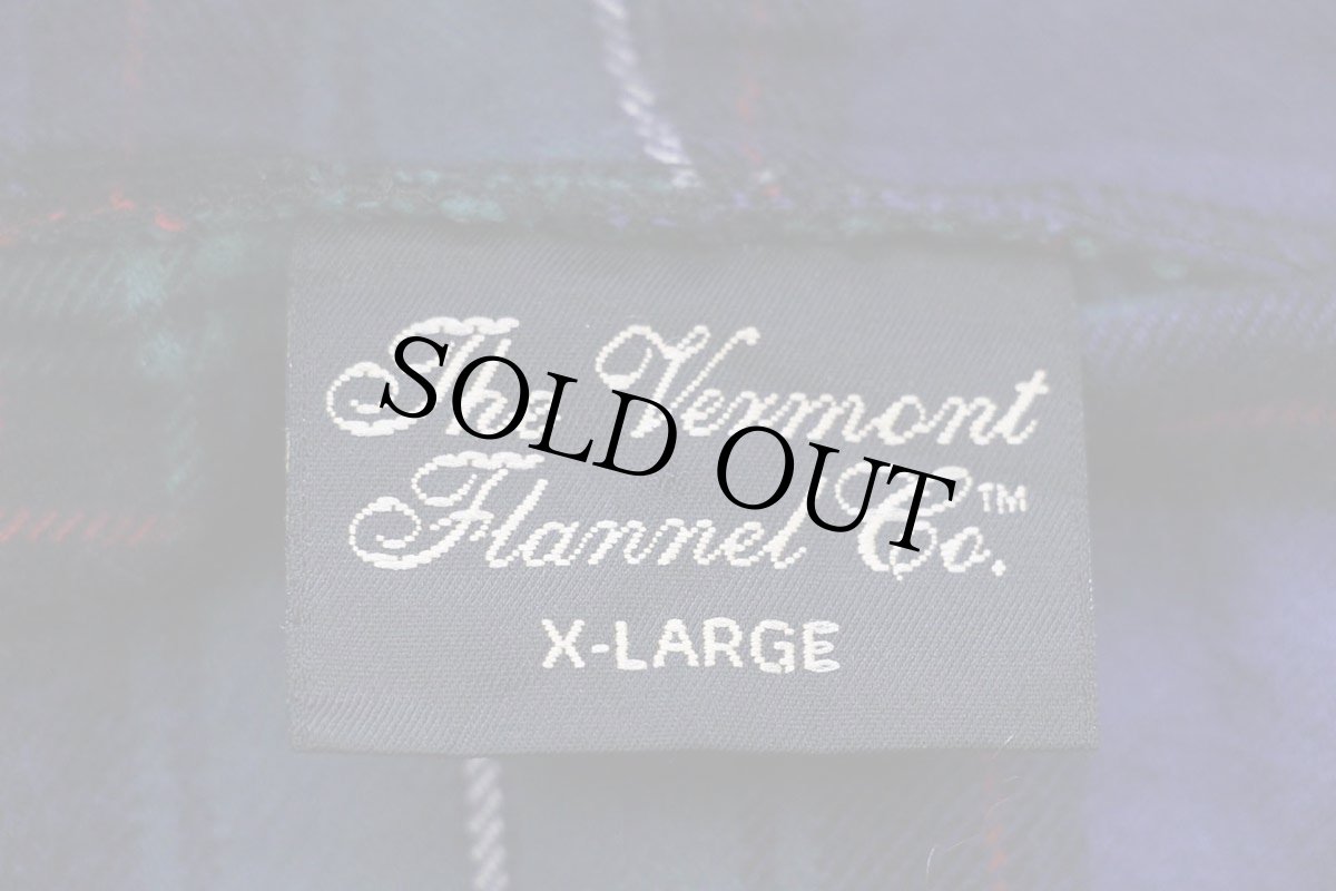 画像4: USA製 The Vermont Flannel タータンチェック プルオーバー コットン ネルパーカー XL (4)