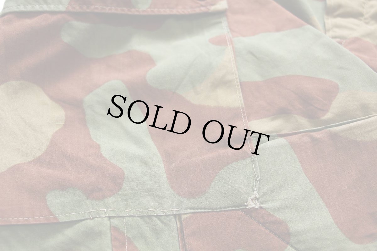 画像8: 60s イタリア軍 サンマルコカモ コットン カーゴ パラトルーパー オーバーパンツ W39★C (8)