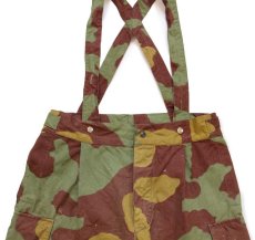 画像1: 60s イタリア軍 サンマルコカモ コットン カーゴ パラトルーパー オーバーパンツ W35★E (1)