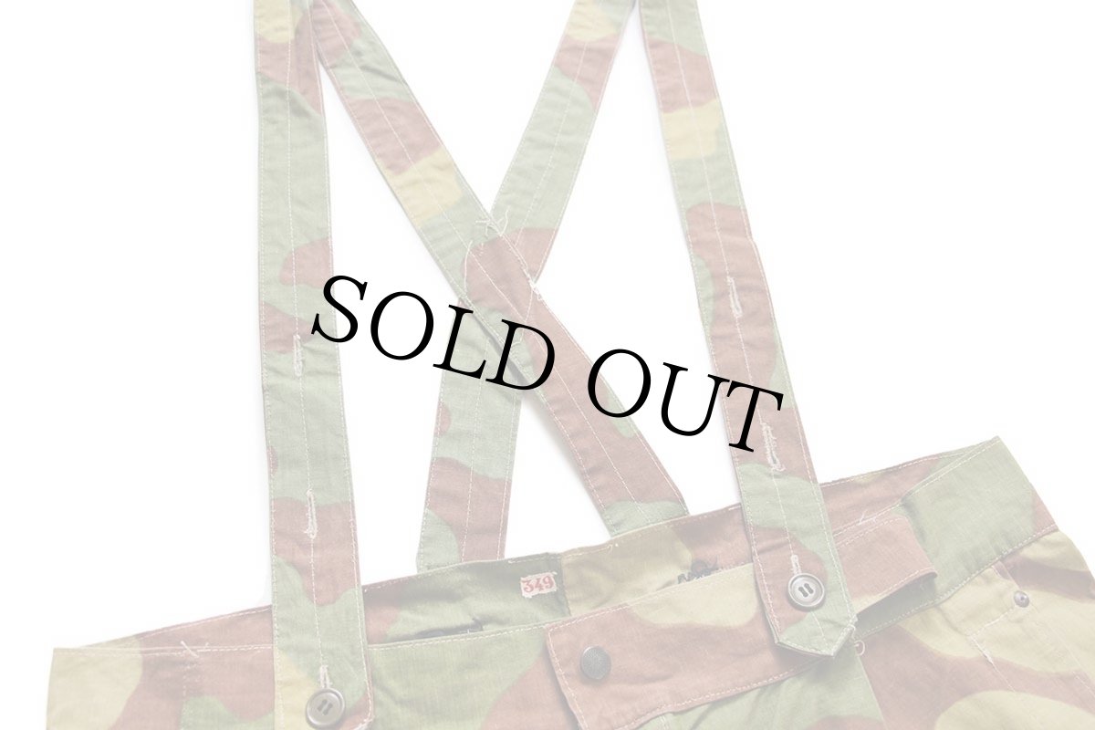 画像6: 60s イタリア軍 サンマルコカモ コットン カーゴ パラトルーパー オーバーパンツ W39★B (6)