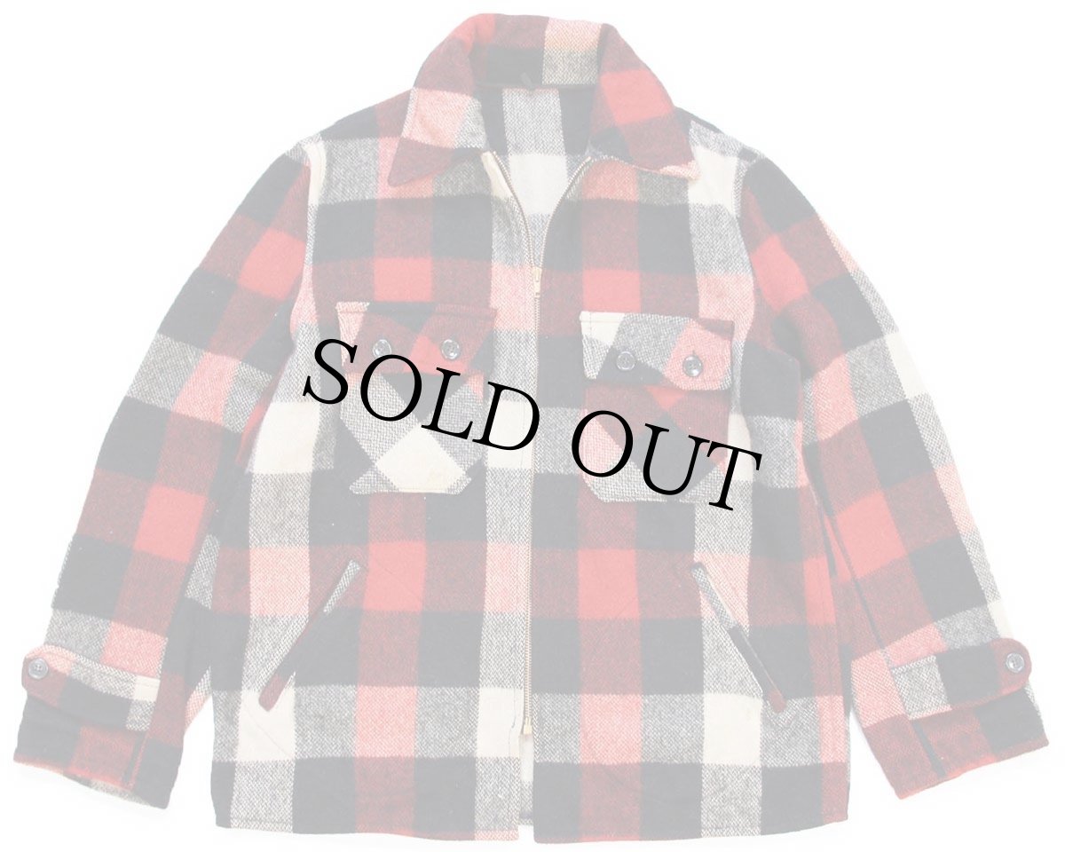 画像1: 40s SEARS HERCULESヘラクレス ブロックチェック ウールジャケット (1)