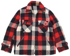 画像1: 40s SEARS HERCULESヘラクレス ブロックチェック ウールジャケット (1)