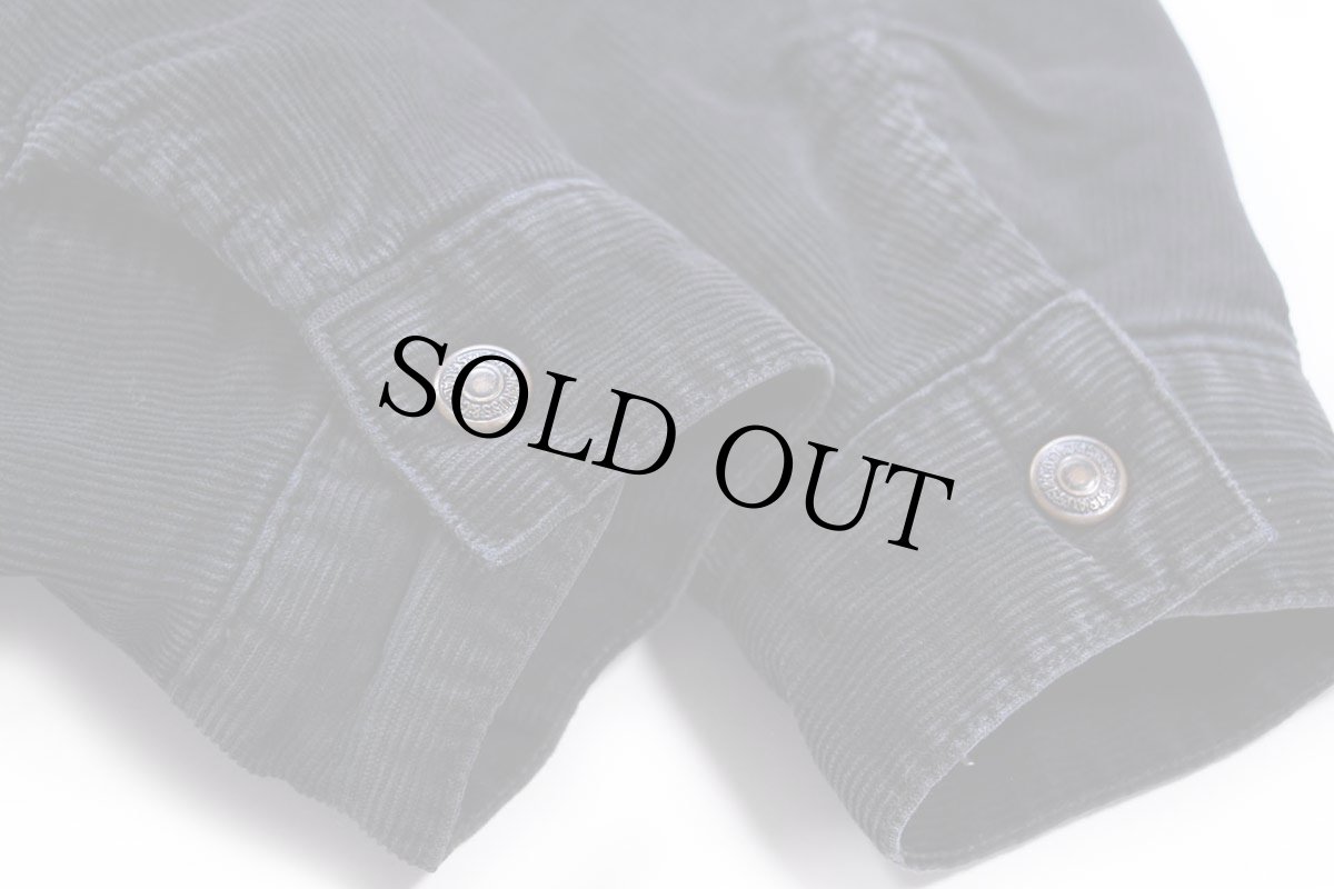 画像6: 90s Levi'sリーバイス 71500 ボアライナー コーデュロイジャケット 4ポケット 黒 M★ユーロ (6)