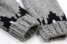 画像5: UNKNOWN ノルディック柄 ウール ハンドニット カウチンセーター (5)