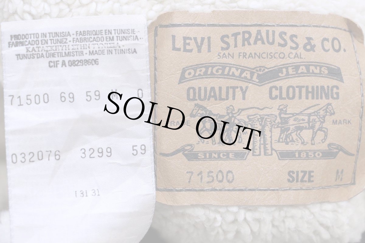 画像4: 90s Levi'sリーバイス 71500 ボアライナー コーデュロイジャケット 4ポケット 黒 M★ユーロ (4)