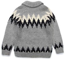 画像2: UNKNOWN ノルディック柄 ウール ハンドニット カウチンセーター (2)