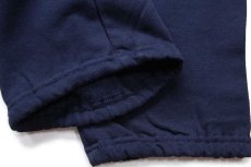 画像8: デッドストック★90s USA製 Championチャンピオン スクリプト ロゴ刺繍 スウェットパンツ 紺 L (8)