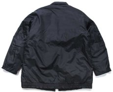 画像2: 70s USA製 Leeリー STORM RIDERストームライダー 無地 キルティングライナー ナイロンジャケット 黒 (2)