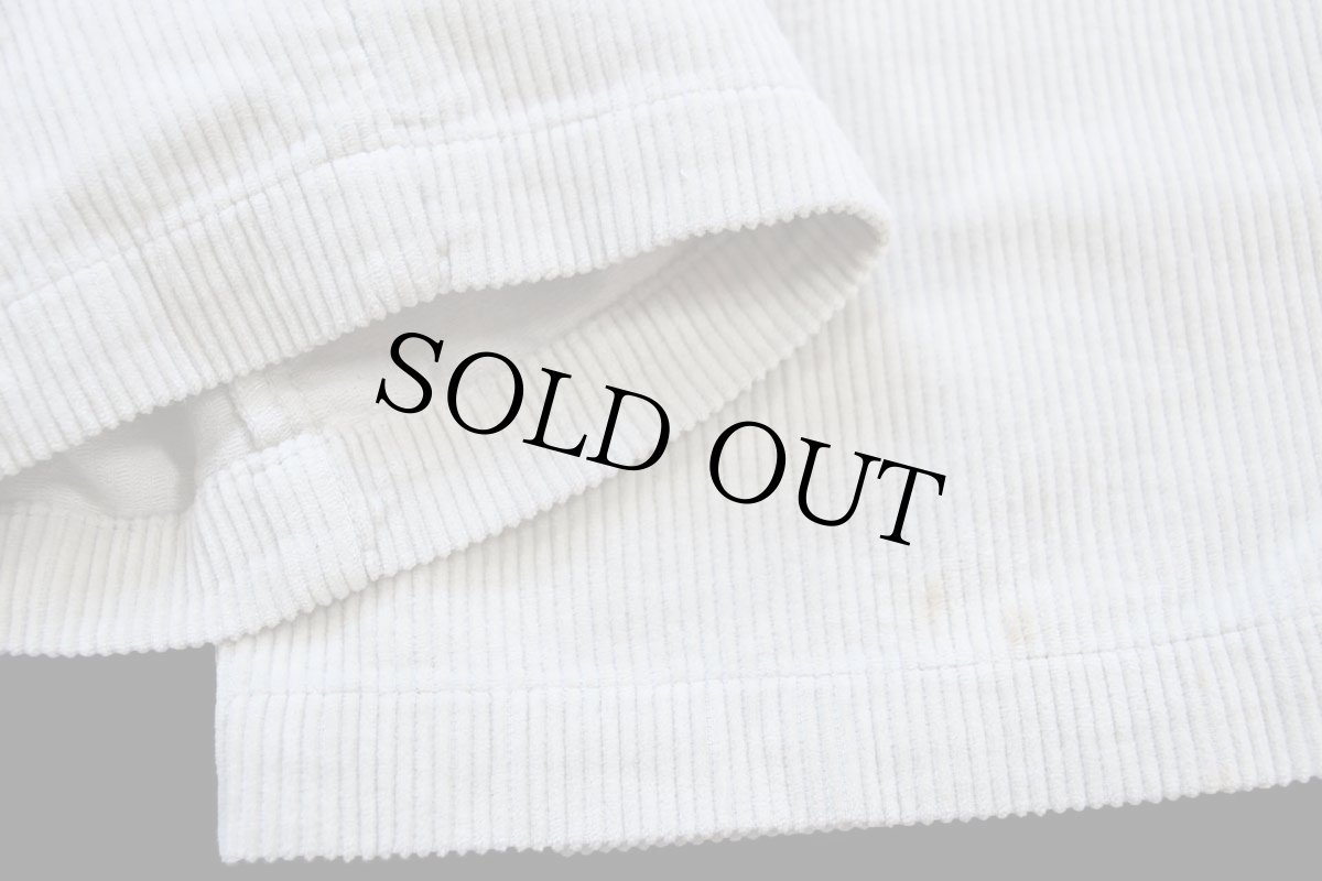 画像8: デッドストック★00s ポロ ラルフローレン ANDREW PANT ツータック コットン 太畝 コーデュロイパンツ ライトベージュ W36 L34 (8)